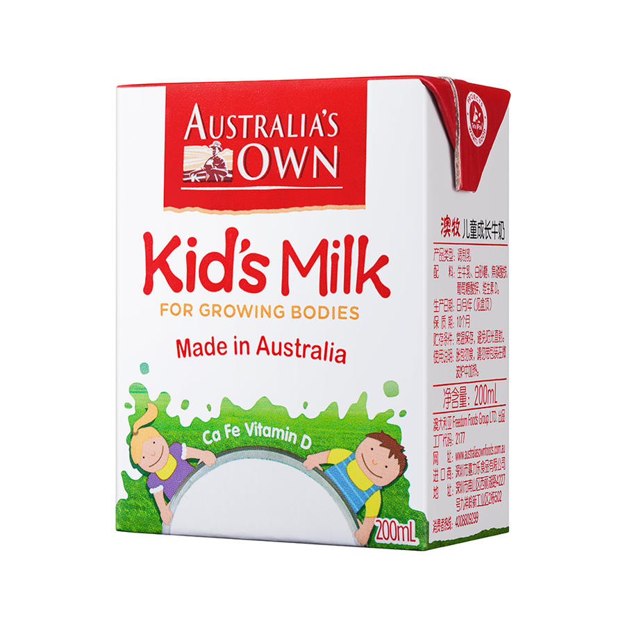 YGT澳牧儿童成长牛奶12入礼盒装200ml*12